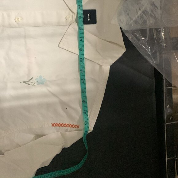 VANS Micro Ditsy Floral Jacket Cotton Unisex Oversized Skate Casual VN00046MFS8 - Picture 9 of 10